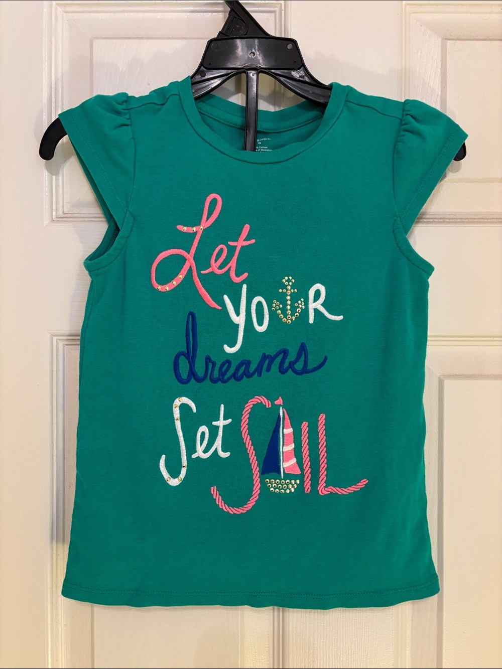 Gymboree Teal Green Nautical Toddler Shirt